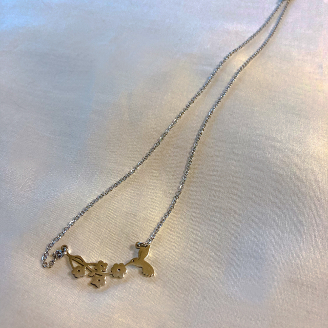 flower(フラワー)の୨୧ Vintage rétro happiness bird necklace レディースのアクセサリー(ネックレス)の商品写真