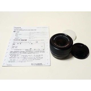 フジフイルム(富士フイルム)の【美品】富士フイルム XC15-45mm OIS PZ 黒(レンズ(ズーム))