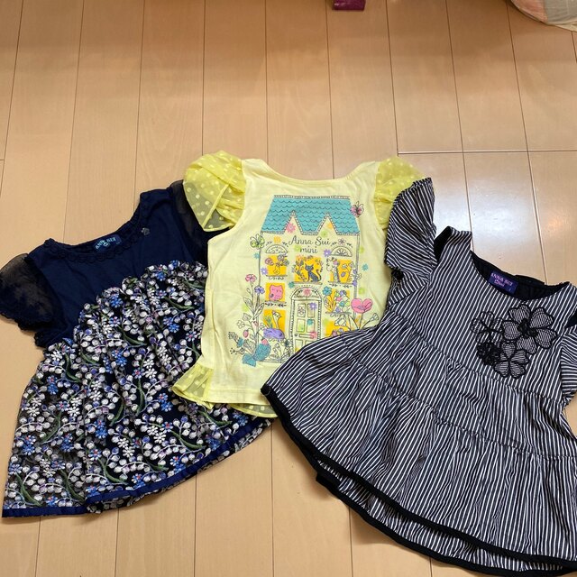 キッズ服女の子用(90cm~)【ご専用】ANNA SUImini 110【極美品】♡3点♡