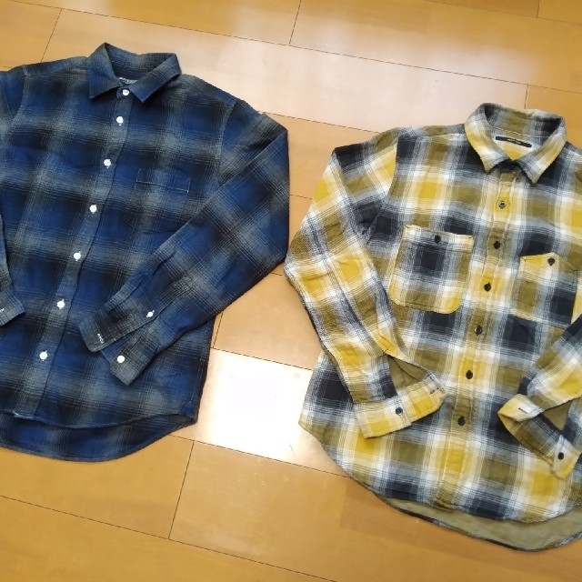 AMERICAN RAG CIE(アメリカンラグシー)の【美品】ジャーナルスタンダード＆アメリカンラグシー　長袖シャツ２枚セット♪ メンズのトップス(シャツ)の商品写真