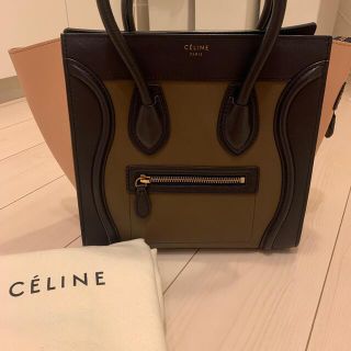 セリーヌ(celine)のエミリ様専用☆本物 celine ラゲージ　マイクロ　セリーヌ  カバ　(ハンドバッグ)