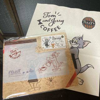 タリーズコーヒー(TULLY'S COFFEE)のタリーズコーヒー　トムとジェリー　スライドジッパー(キャラクターグッズ)