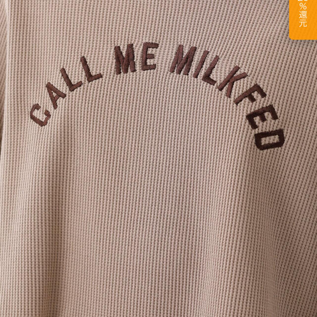 MILKFED.(ミルクフェド)のミルクフェド　サーマルトップス レディースのトップス(カットソー(長袖/七分))の商品写真