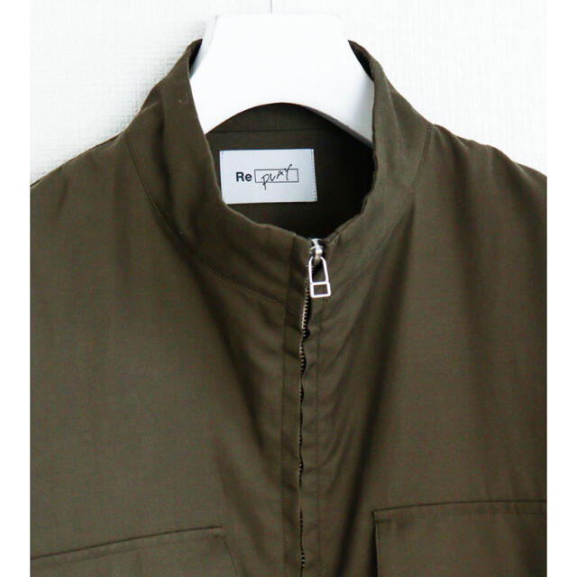 リプレイ　HIGHNECK ZIPUP BLOUSON65着丈