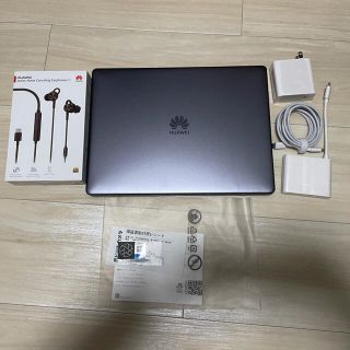 ファーウェイ(HUAWEI)のmatebook 13 i5 8gb ssd256gb wrt-w19(ノートPC)