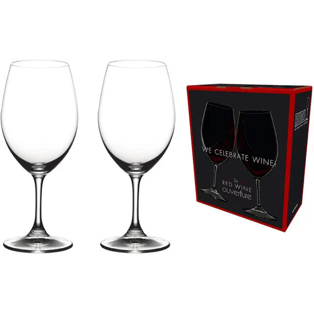 RIEDEL(リーデル)の【正規品】RIEDEL  レッドワイン ホワイトワイン 2脚セット×2セット インテリア/住まい/日用品のキッチン/食器(グラス/カップ)の商品写真