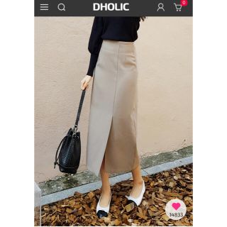 ディーホリック(dholic)の専用/DHOLIC スリットHラインスカート 新品(ロングスカート)