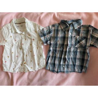 ザラキッズ(ZARA KIDS)の◎ 襟付き半袖シャツ　二枚組(シャツ/カットソー)