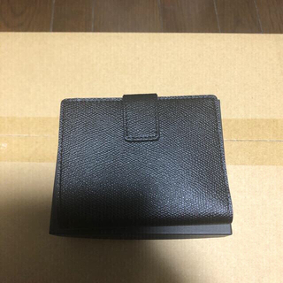 SOMES 三つ折り財布　ブラック　(折り財布)