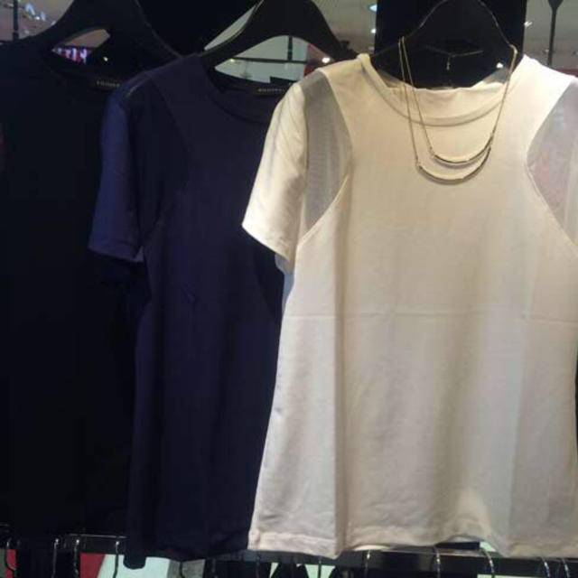 EGOIST(エゴイスト)のメッシュショルダートップス レディースのトップス(Tシャツ(半袖/袖なし))の商品写真