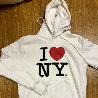 I Love NY　パーカー　Sサイズ　黒系色　　訳あり