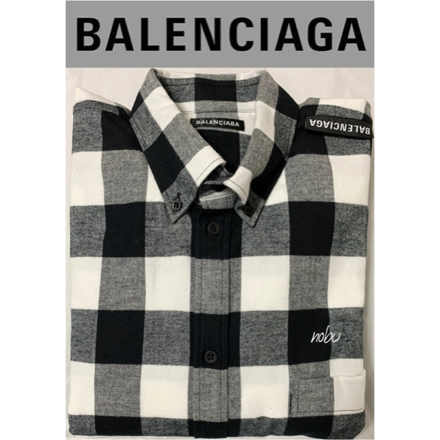 balenciaga チェックシャツ 39