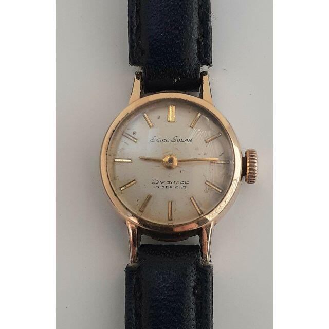 SEIKO - 超正確な稼働「SEIKO SOLAR」1960年製アンティーク手巻き時計