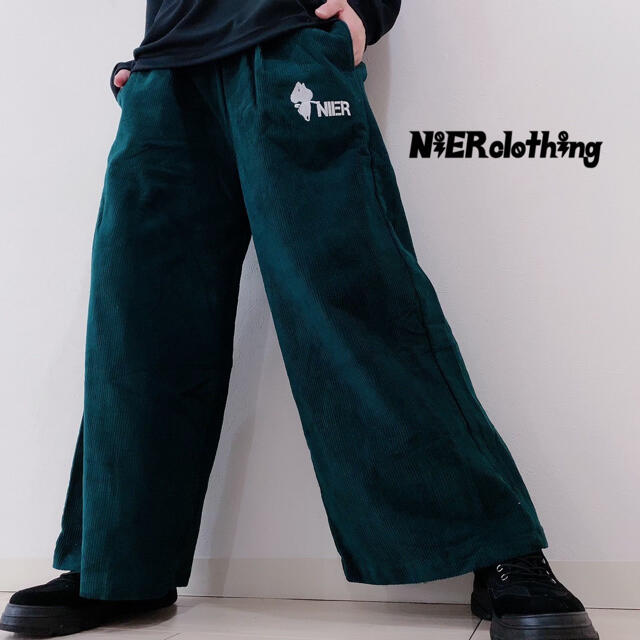 NieR WIDE PANTS コーデュロイ ワイドパンツ  男女兼用 レディースのパンツ(カジュアルパンツ)の商品写真