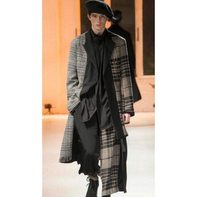 Yohji Yamamoto(ヨウジヤマモト)のyohji yamamoto20AW look5 コート メンズのジャケット/アウター(チェスターコート)の商品写真