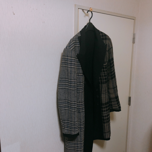 Yohji Yamamoto(ヨウジヤマモト)のyohji yamamoto20AW look5 コート メンズのジャケット/アウター(チェスターコート)の商品写真
