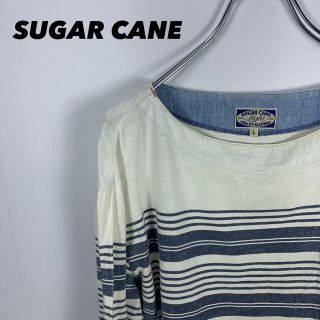 シュガーケーン(Sugar Cane)の古着 90s SUGAR CANE シュガーケーン ロンt カットソー 柄 L(Tシャツ/カットソー(七分/長袖))