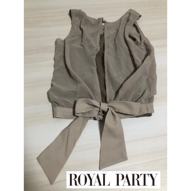 ROYALPARTY ロイヤルパーティー バックリボン タンクトップ キャミ