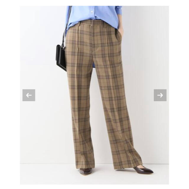 AURALEE オーラリー　WOOL SERGE CHECK SLACKS