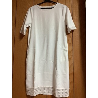 ショコラフィネローブ(chocol raffine robe)の白 ワンピース(ひざ丈ワンピース)