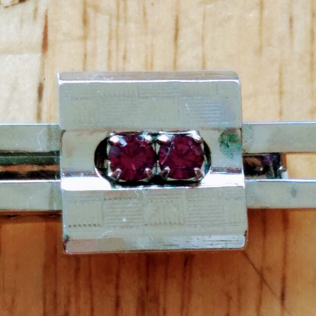 K10WG サファイア ネクタイピン 高島屋箱付き (KNOXノックス K10WG サファイア ネクタイピン 高島屋箱付き (KNOXノックス