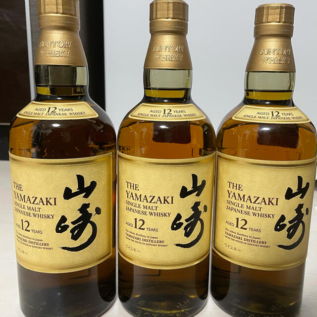 山崎12年 700ml 3本 マイレージ付き