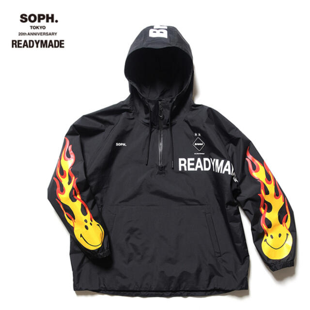 F.C.R.B.(エフシーアールビー)のF.C.R.B X READYMADE 3L HALF ZIP ANORAK メンズのジャケット/アウター(ナイロンジャケット)の商品写真