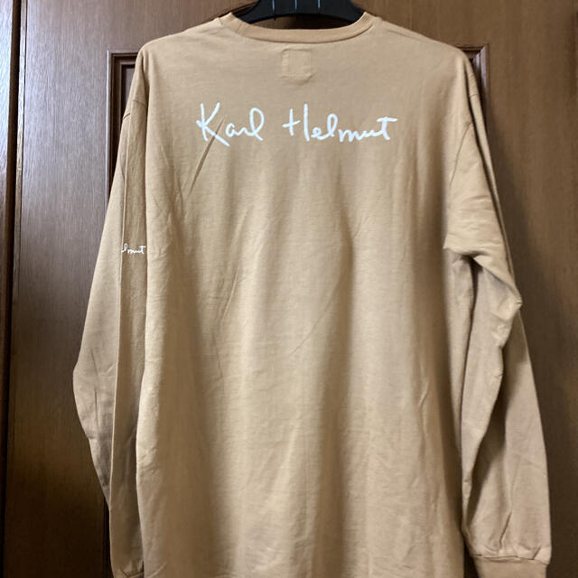 PINK HOUSE(ピンクハウス)の美品Karl helmutのロゴプリントロンTサイズFREE メンズのトップス(Tシャツ/カットソー(七分/長袖))の商品写真