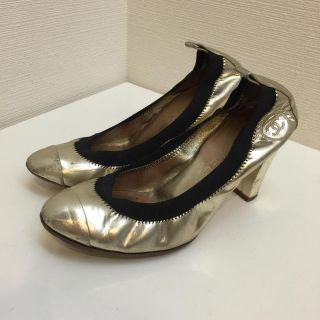 シャネル(CHANEL)の《CHANEL》ヒールパンプス 23.5〜24cm(ハイヒール/パンプス)