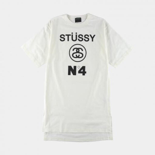 ステューシー(STUSSY)のSTUSSYNo.4 ロングドレス Mサイズ(Tシャツ/カットソー(半袖/袖なし))