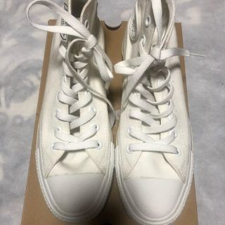 コンバース(CONVERSE)のコンバース☆ホワイトアトリエ☆ハイカット☆25.5cm(スニーカー)