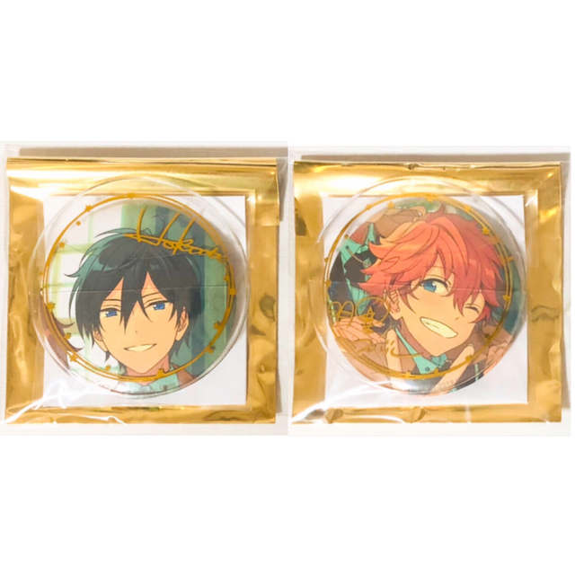 新品☆あんスタ【氷鷹北斗＆明星スバル】5周年☆キャラバッジ☆缶 ...