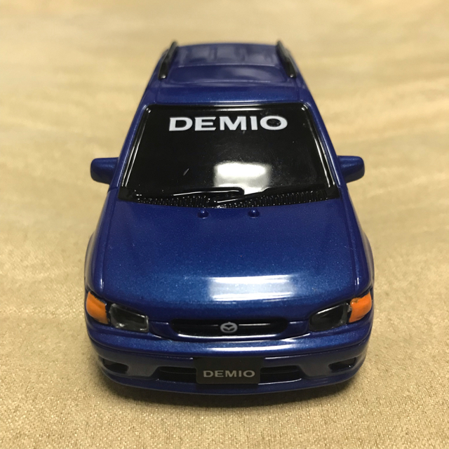 マツダ(マツダ)のドライブタウン 初代 マツダ デミオ ミニカー 青 ブルー 車模型 おもちゃ エンタメ/ホビーのおもちゃ/ぬいぐるみ(ミニカー)の商品写真