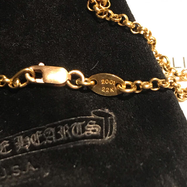 クロムハーツ ロールチェーン22K 去年購入 原本CHROME HEARTS 1