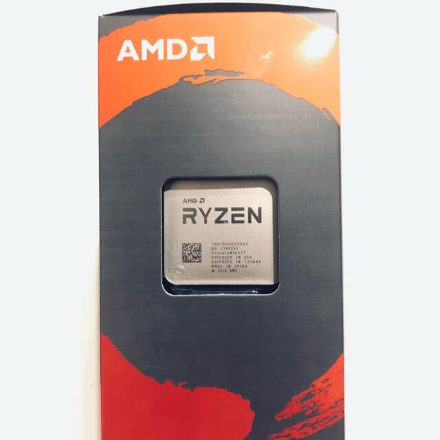 新品未使用　AMD RYZEN 7 5800X スマホ/家電/カメラのPC/タブレット(PCパーツ)の商品写真