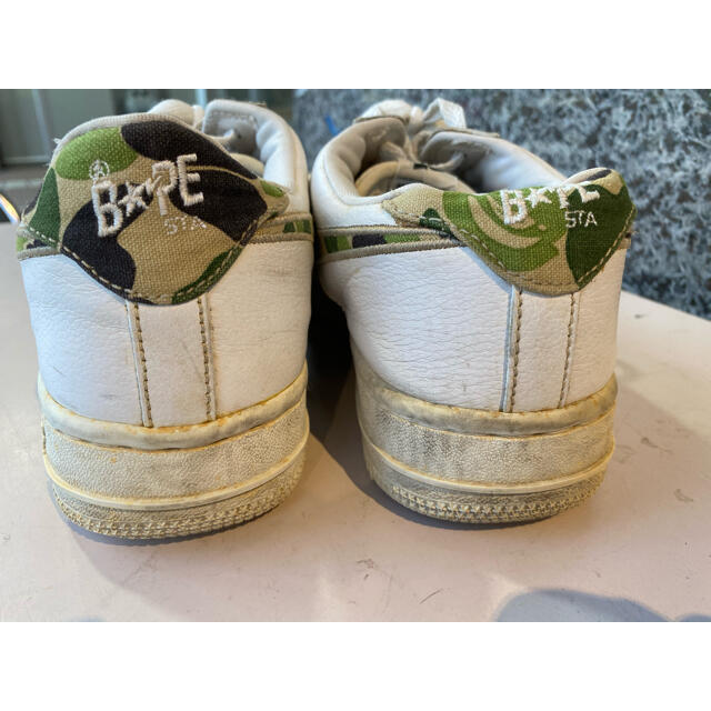 A BATHING APE(アベイシングエイプ)のAPE BAPESTA GREEN CAMO US8 メンズの靴/シューズ(スニーカー)の商品写真