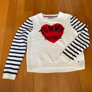 トミーヒルフィガー(TOMMY HILFIGER)の美品 TOMMY HILFIGER 春ニット(Tシャツ/カットソー)