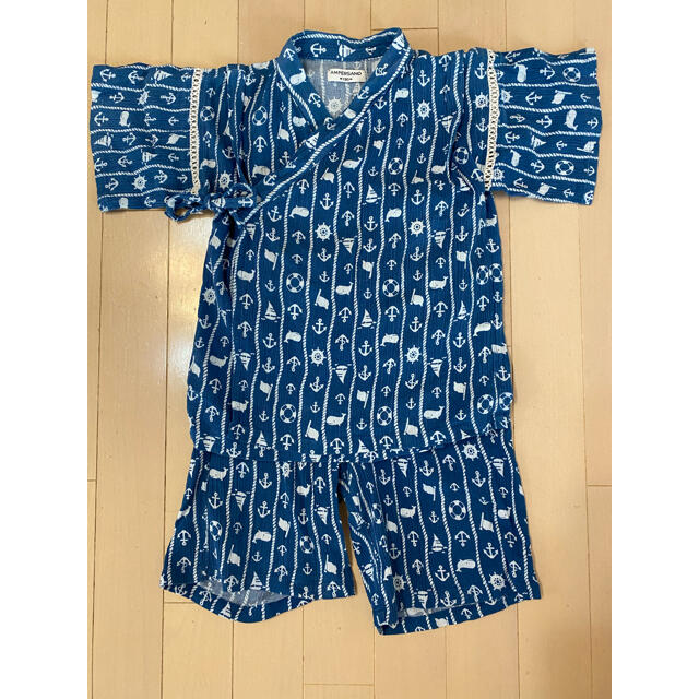 ampersand(アンパサンド)の甚平130 キッズ/ベビー/マタニティのキッズ服男の子用(90cm~)(甚平/浴衣)の商品写真