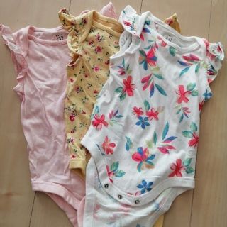 ベビーギャップ(babyGAP)のbabyGAP　3枚セット　ボディシャツ　ロンパース(ロンパース)