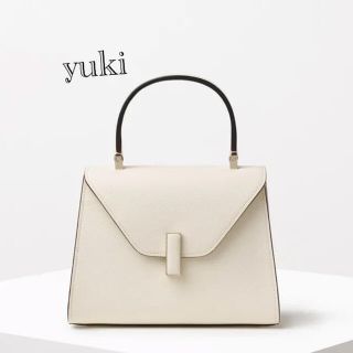 ヴァレクストラ(Valextra)の【美品】 イジィデ ミニ バッグ オフホワイト　Borsa Iside MINI(ハンドバッグ)