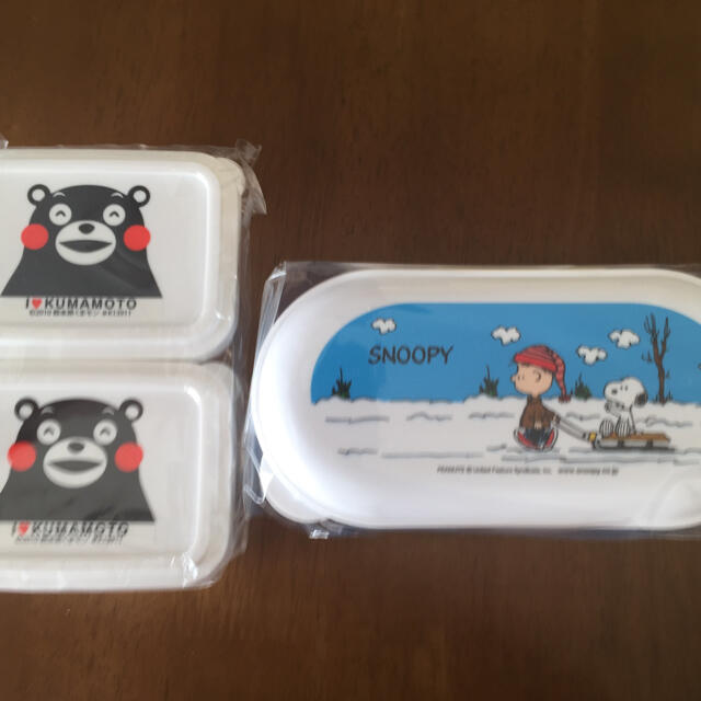 Snoopy スヌーピーお弁当箱とくまモンタッパーの通販 By りこ ｐ S Shop ラクマ