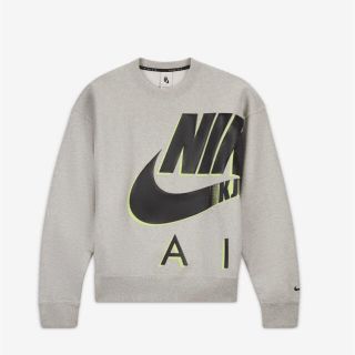 ナイキ(NIKE)のKIM JONES × NIKE CREW SWEAT  GREY  Lサイズ(スウェット)