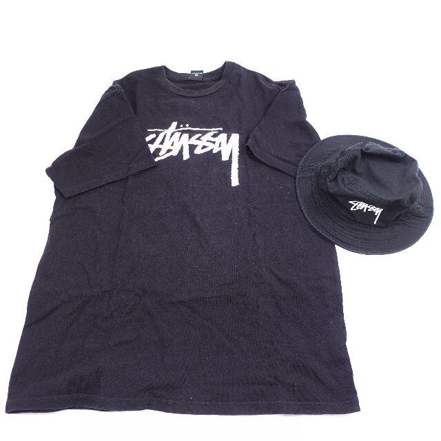 STUSSY(ステューシー)の■stussy　Tシャツ　バケットハット　黒　メンズ　S～XL メンズのメンズ その他(その他)の商品写真