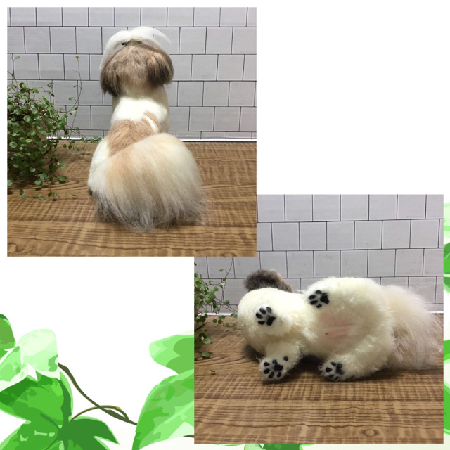 羊毛フェルト　犬　シーズーハンドメイド