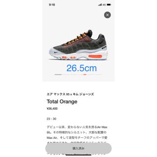 ナイキ(NIKE)のNIKE エアマックス95×KIM JONES(スニーカー)