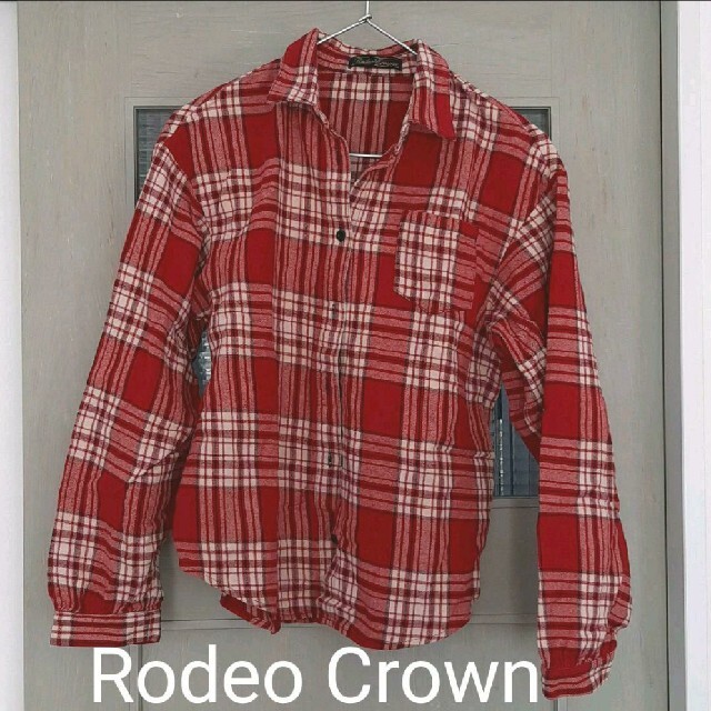 RODEO CROWNS(ロデオクラウンズ)のRodeo crowns　ロデオクラウンオーバーサイズチェックネルシャツ レディースのトップス(シャツ/ブラウス(長袖/七分))の商品写真