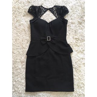 デイジーストア(dazzy store)の銀座color dress　ミニドレス　黒(ミニドレス)