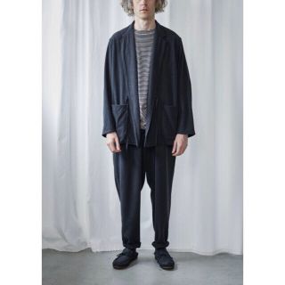 コモリ(COMOLI)の期間限定値下！17SS COMOLI シルクネップジャケット ブラック サイズ3(その他)