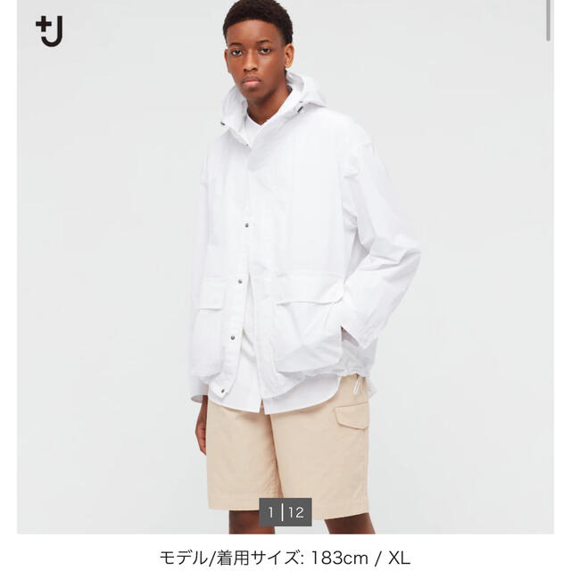 UNIQLO +J 2021SS オーバーサイズマウンテンパーカ S ブラック