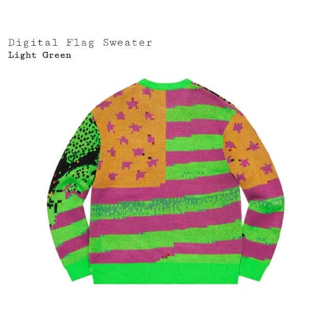 Supreme(シュプリーム)のSupreme  Digital Flag Sweater メンズのトップス(ニット/セーター)の商品写真